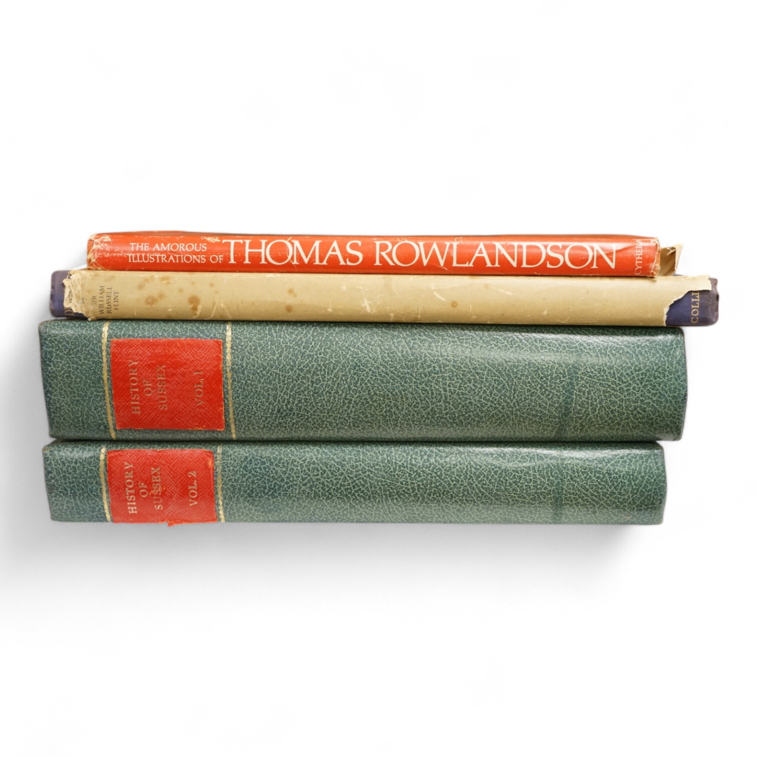 Horsfield, Thomas Walker - The History, Antiquities, and Topography of the County of Sussex. 2 vols. 56 plates and portraits and two other books